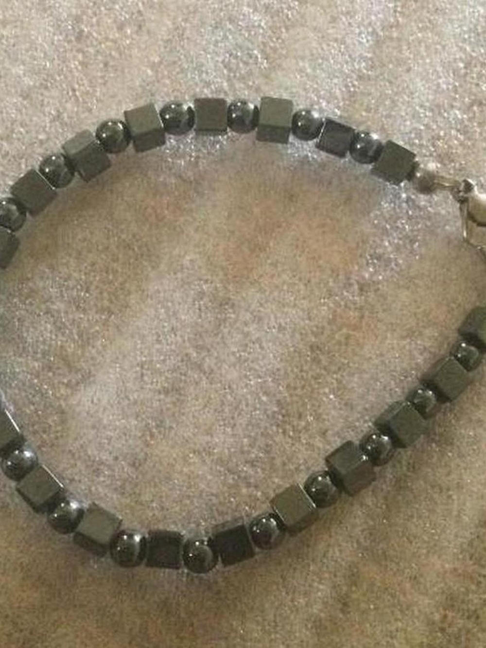 Hematite Beaded Bracelet